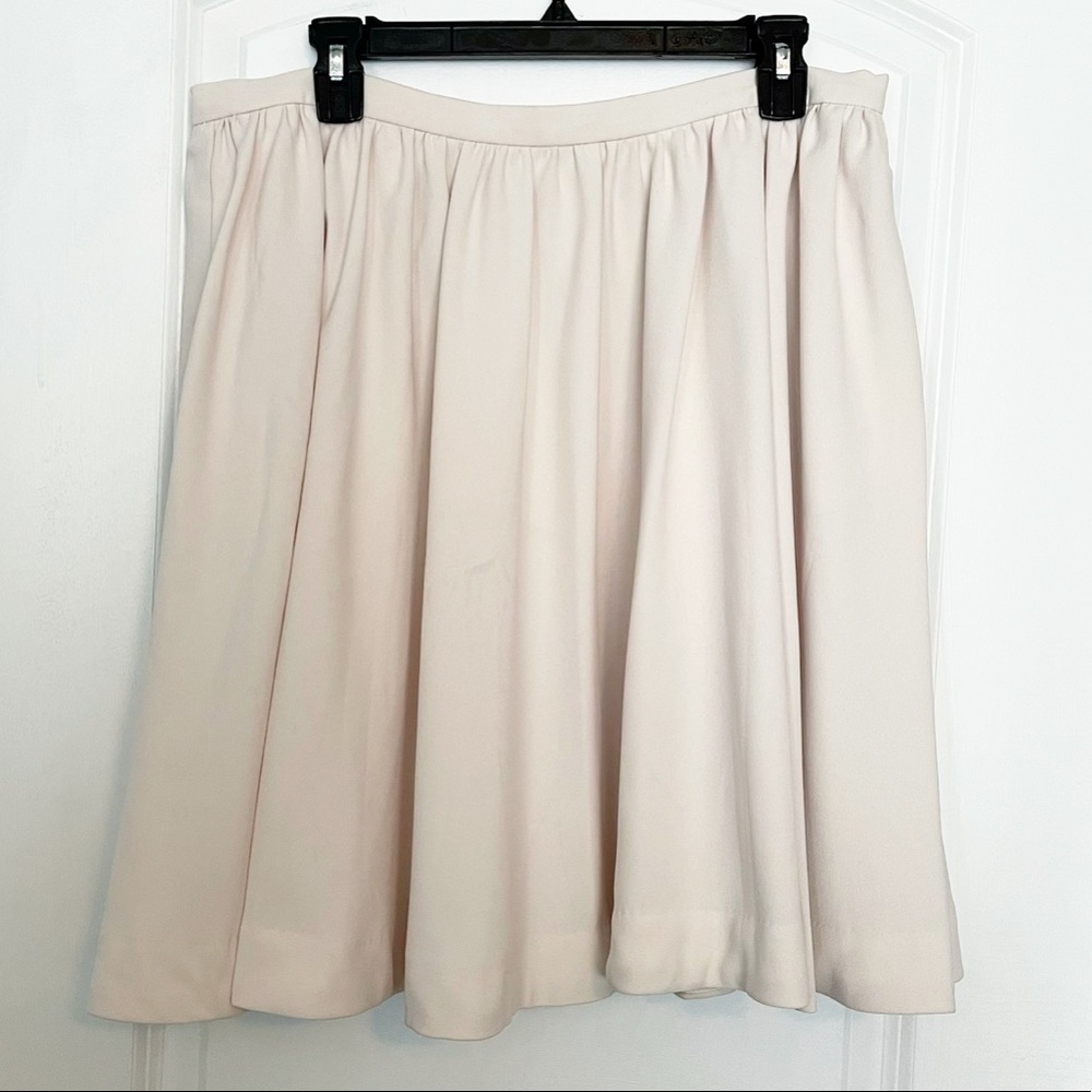 BY MALENE BIRGER Kalistro Swing Skirt Taupe Beige